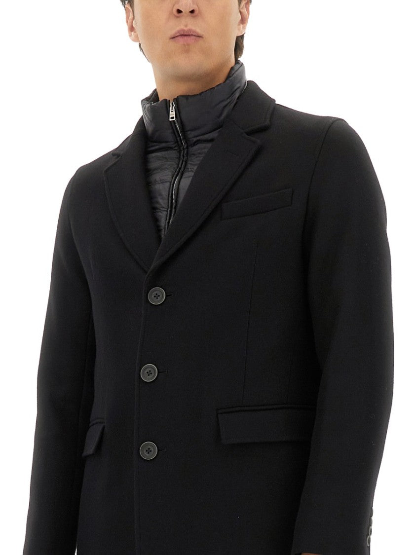 Herno Tailored Black Coat