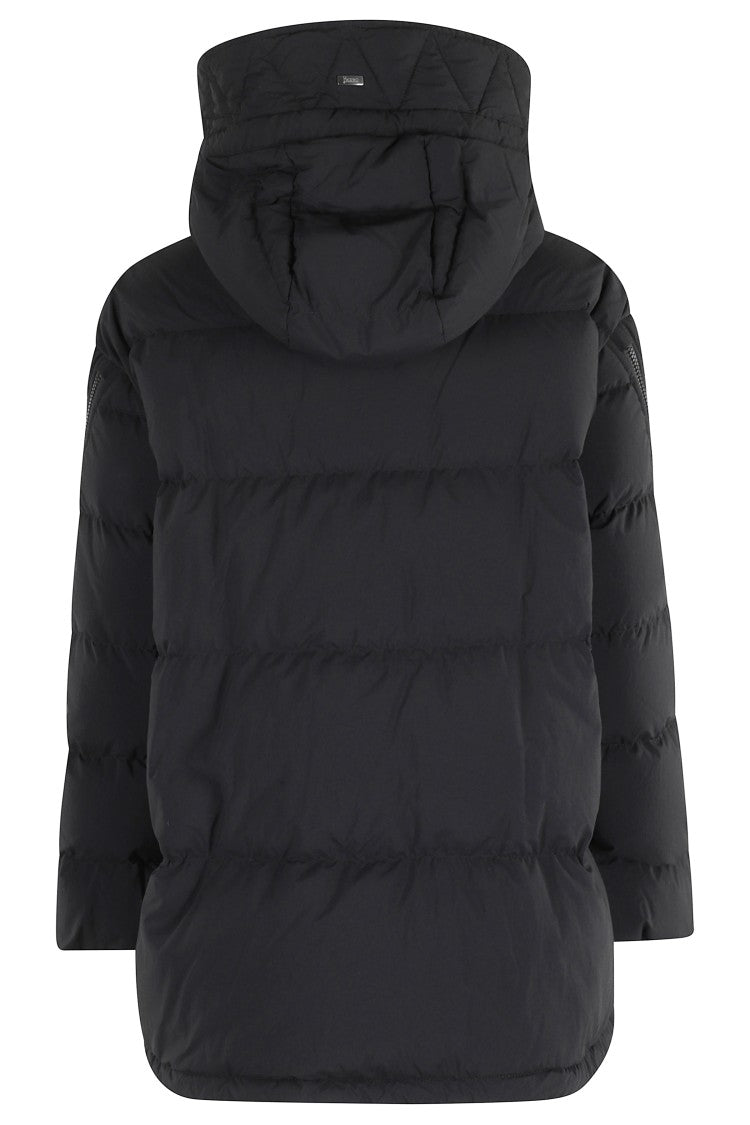 Herno Quilted Puffer Jacket With Removable Hood