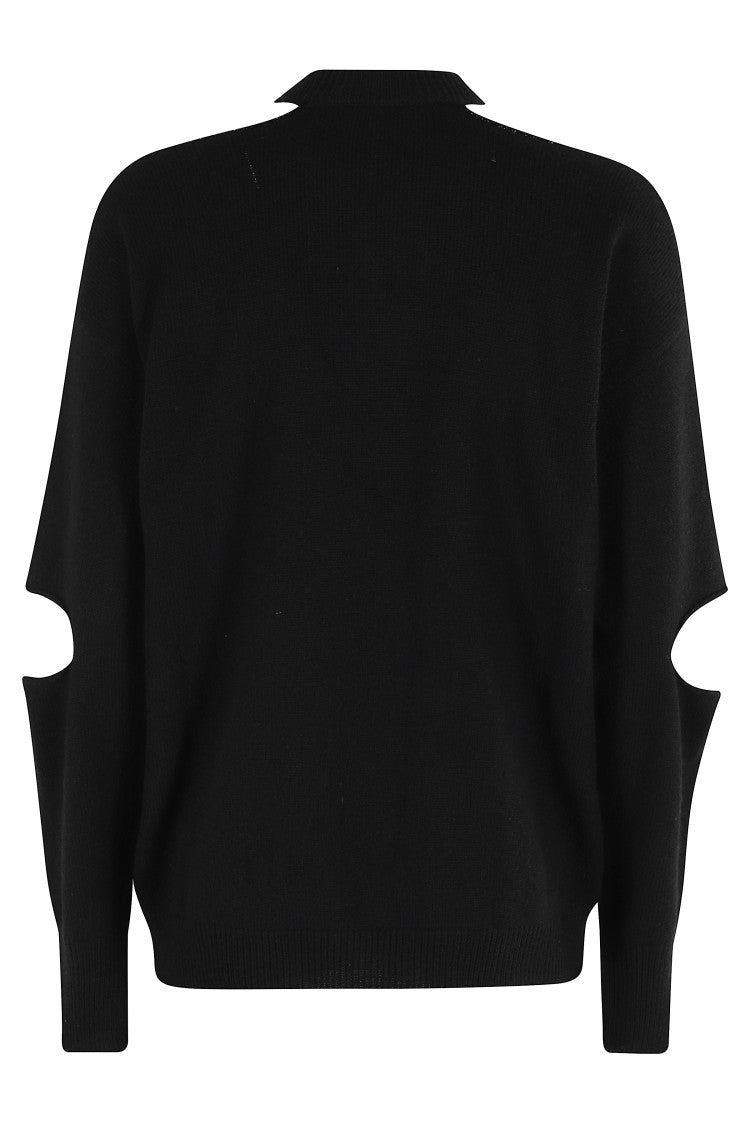 Federica Tosi Cut-Out Crewneck Sweater