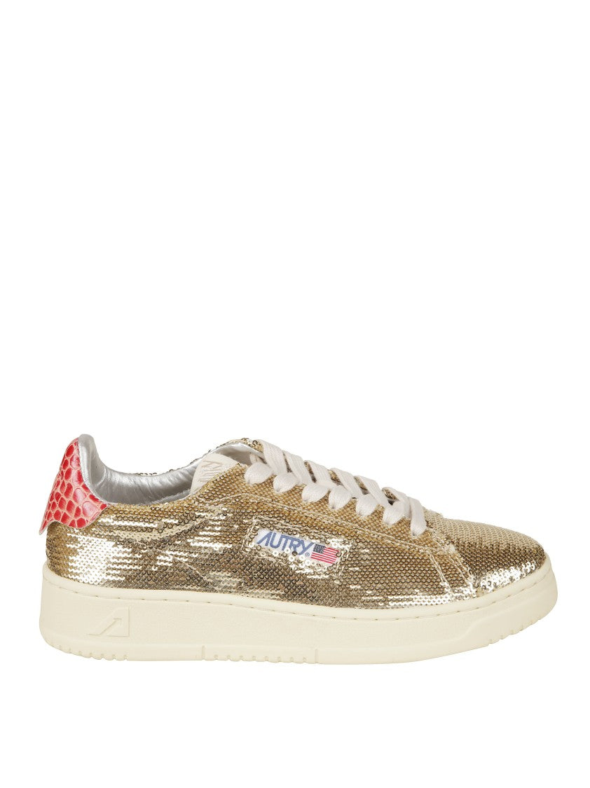 Autry Metallic Gold Sneakers
