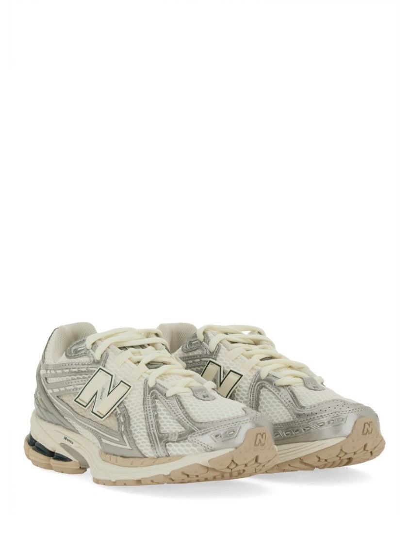 New Balance Layered Mesh Sneakers With Cushioned Sole And Signature Logo