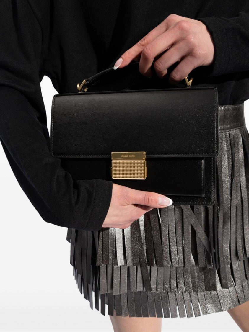 Golden Goose Structured Handbag With Gold-Tone Clasp