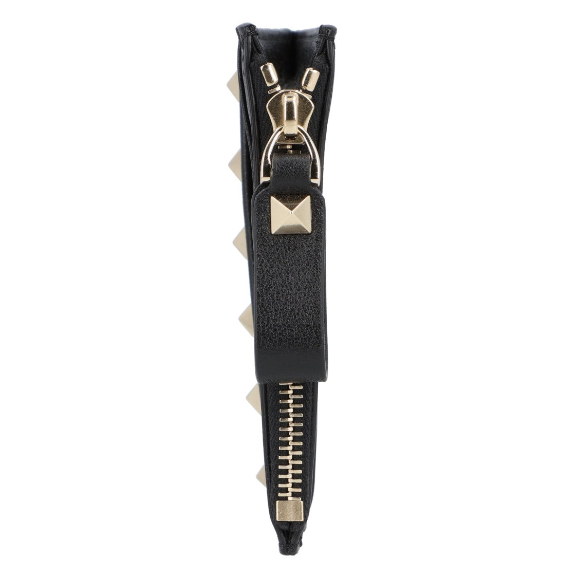 Valentino Rockstud Calfskin Card Wallet