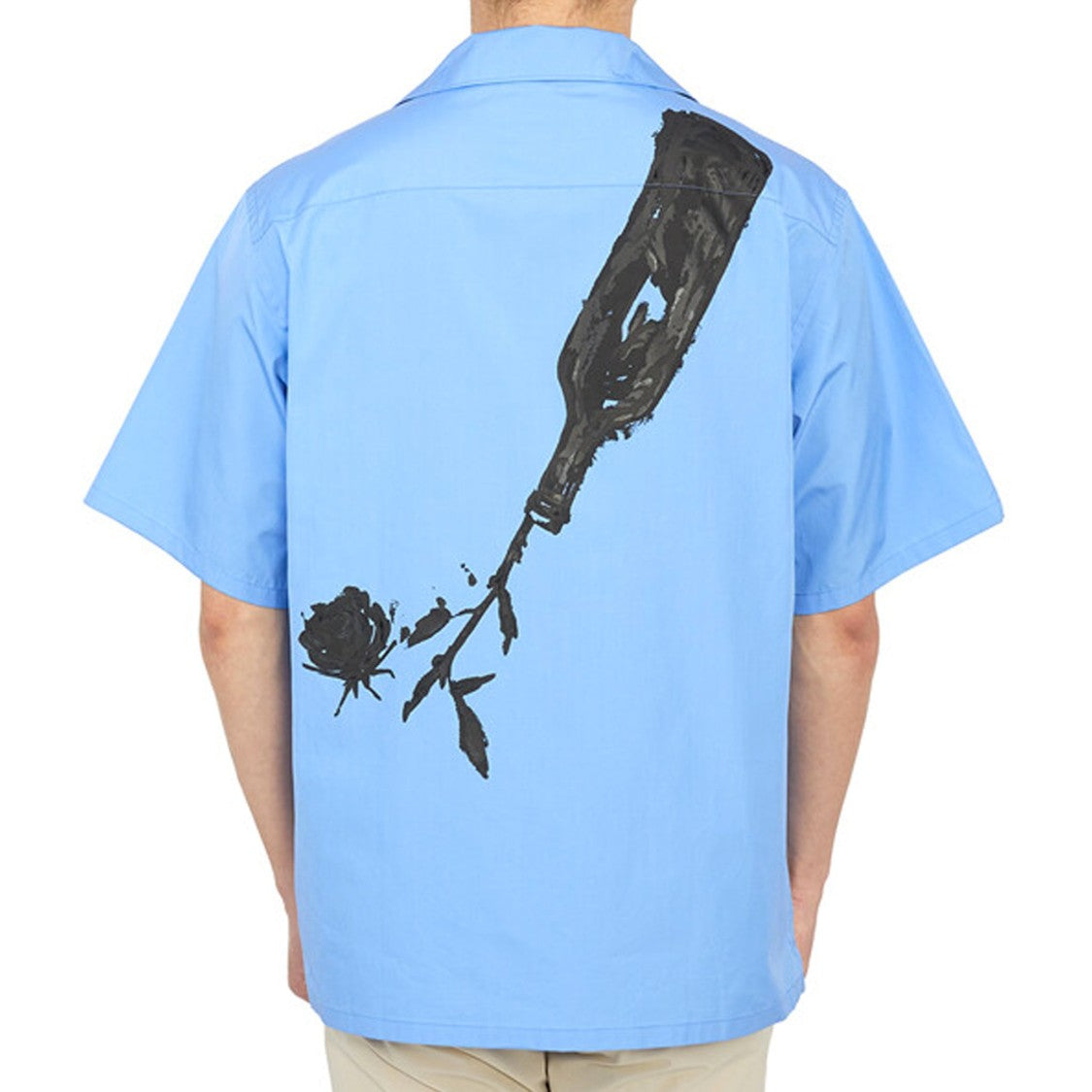 Prada Blue Cotton Shirt