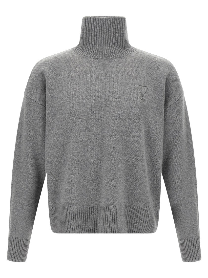 Ami Puff Logo Sweater