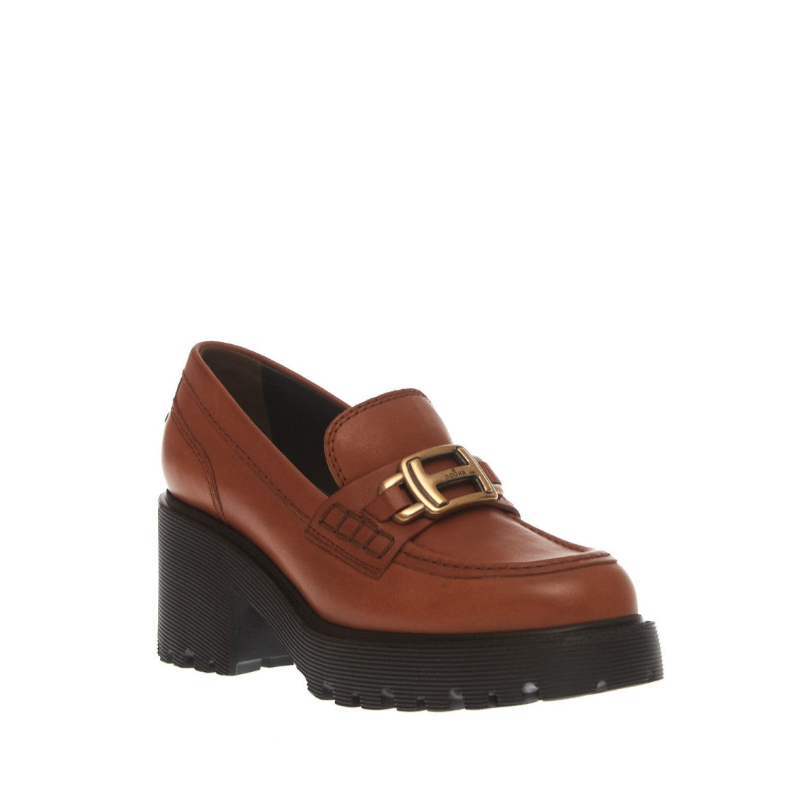 Hogan Medium Moccasin In Tan Leather