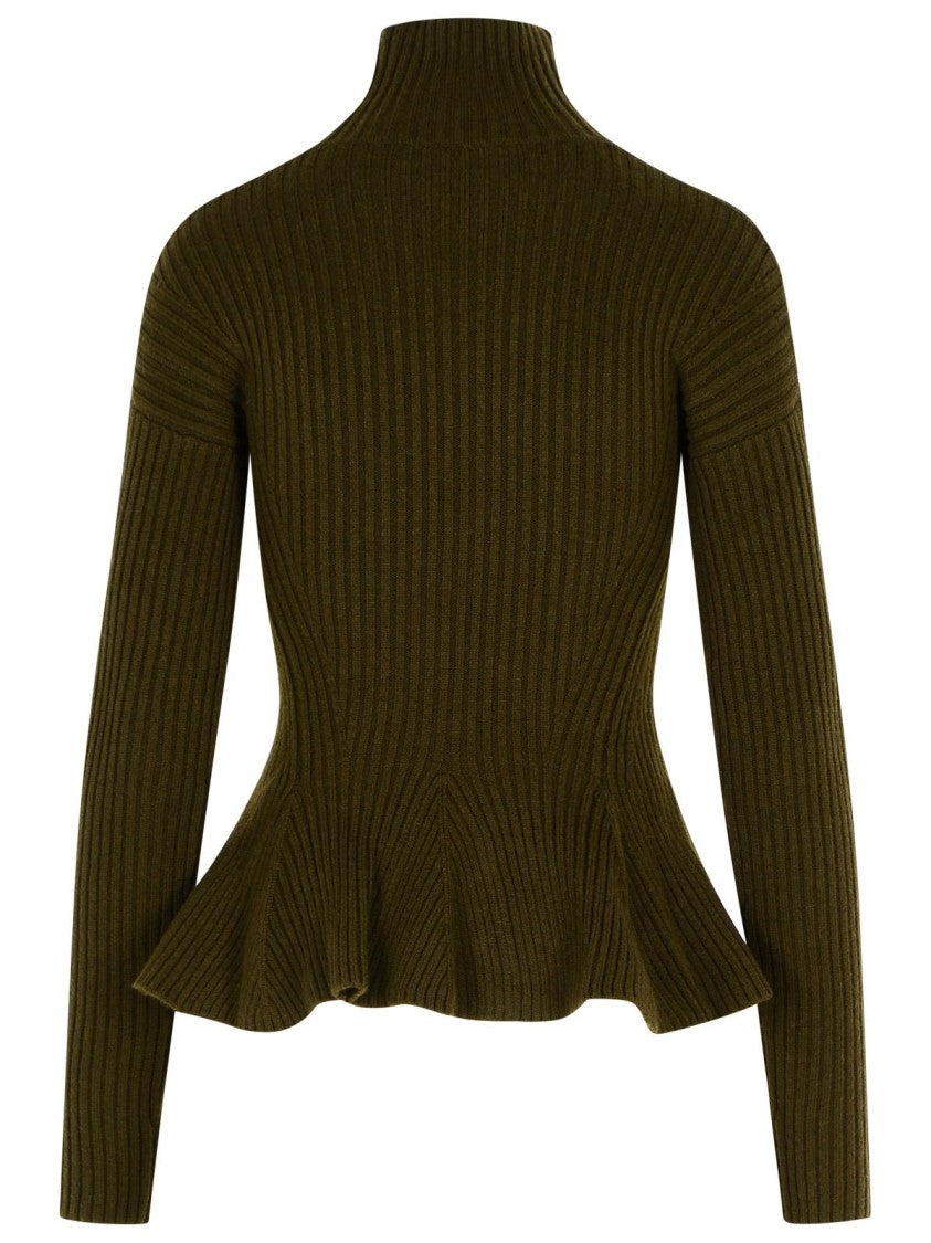 Max Mara Bolsena 1234' Peplo Turtleneck Sweater