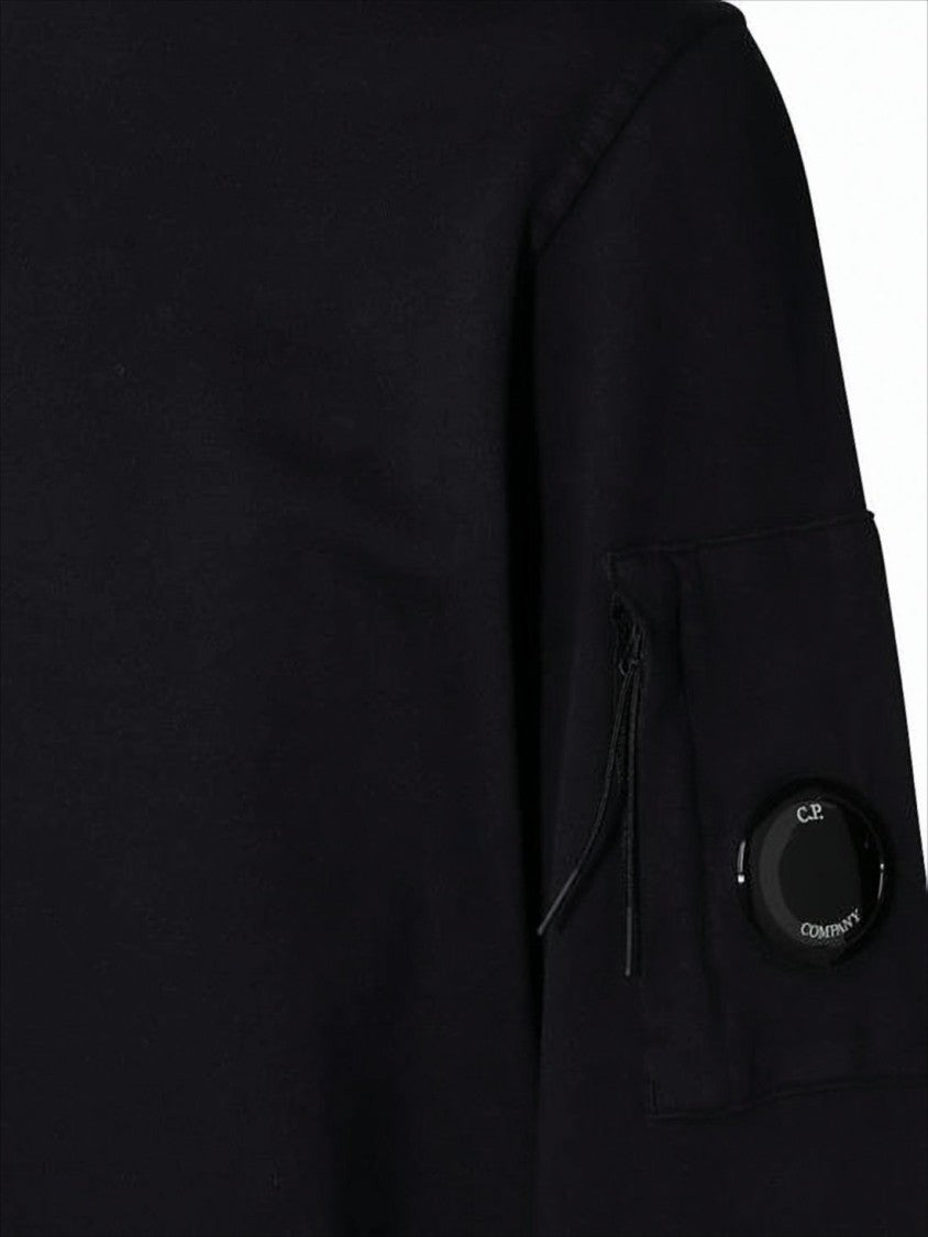C.P. Company Long-Sleeve Crewneck Shirt With Zip Pocket Detail