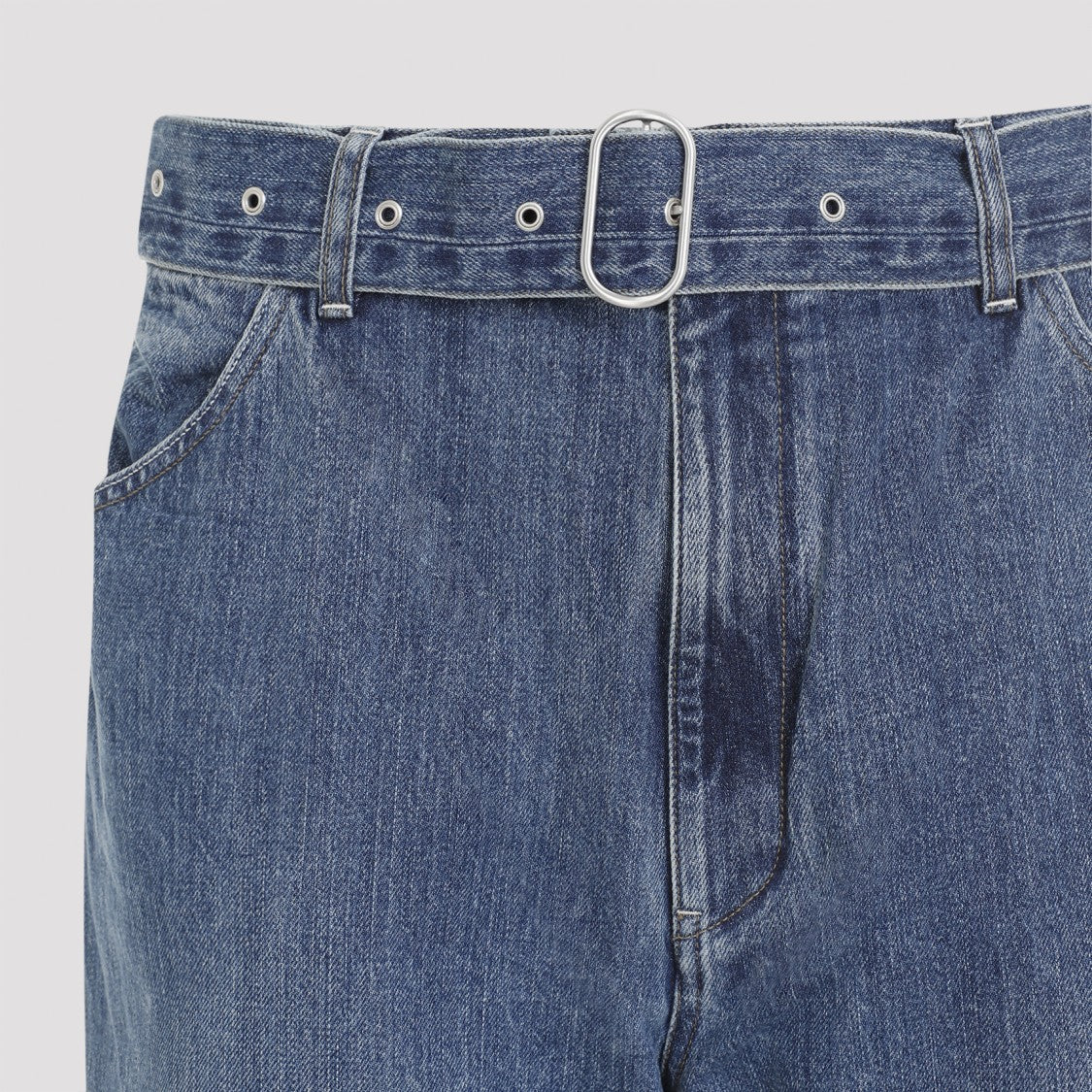 Jil Sander Relaxed Wide-Leg Blue Jeans