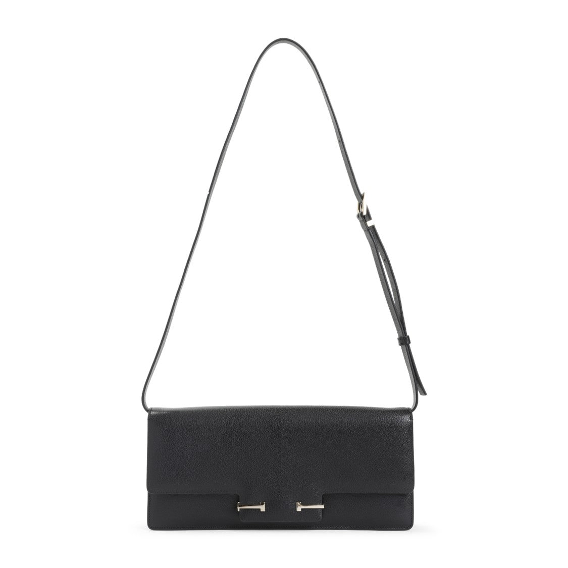 Tom Ford Textured Goat Leather Rectangular Shoulder Bag With Metallic Accents