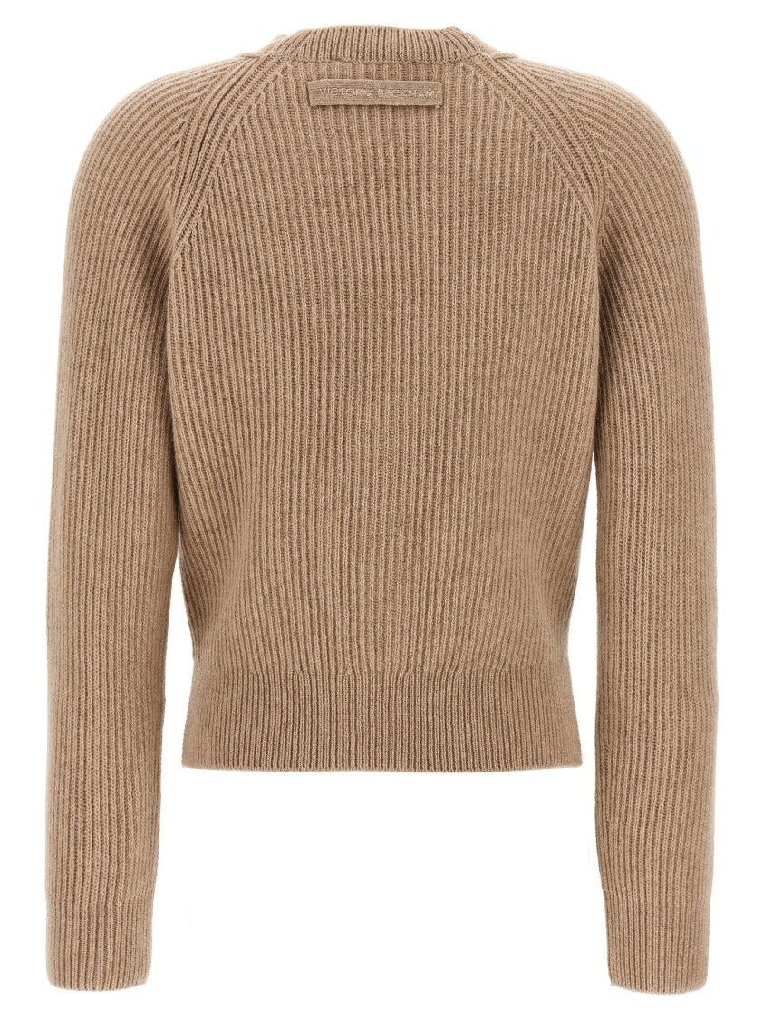 Victoria Beckham Stepped Hem Cardigan