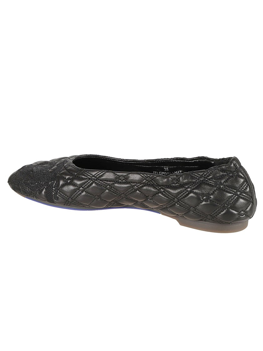 Burberry Quilted Lamb Leather Flats