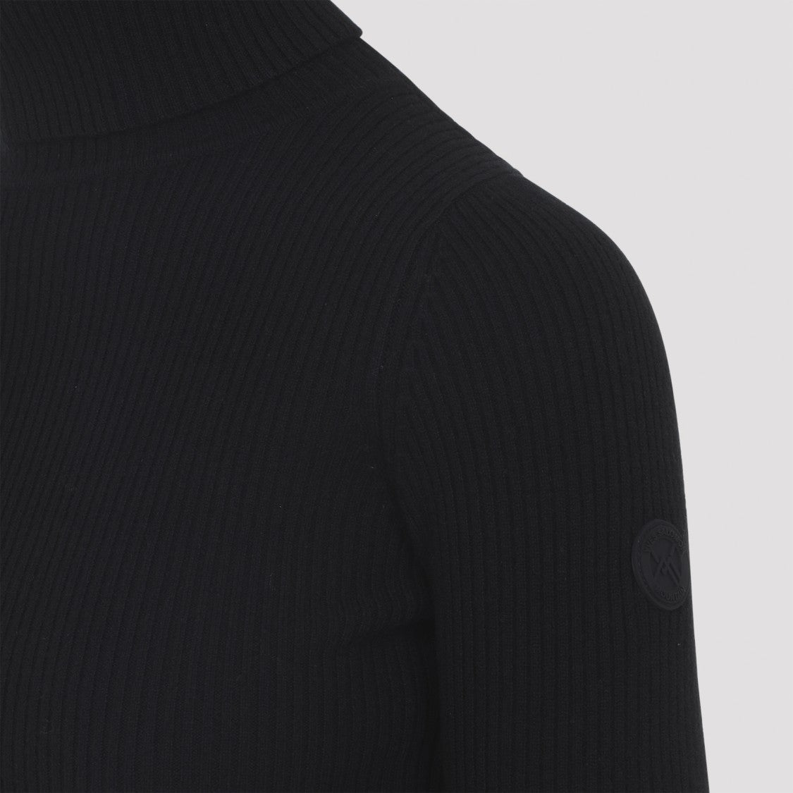 Yves Salomon Fitted Long-Sleeve Turtleneck Sweater With Ribbed Knit Texture