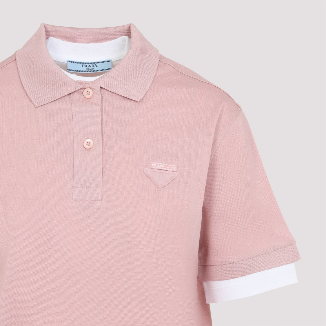 Prada Classic Polo T-Shirt With Contrasting Trim