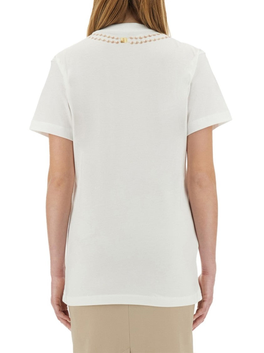 Moschino "Breakfast" Logo Print T-Shirt