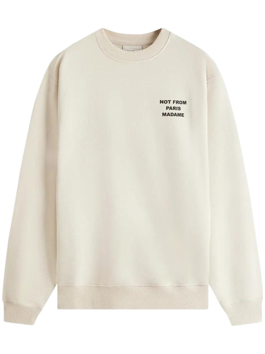 Drôle De Monsieur Statement Slogan Sweatshirt Crafted