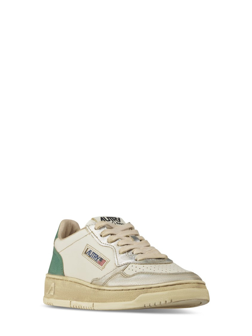 Autry Low-Top Sneakers With Metallic Accents