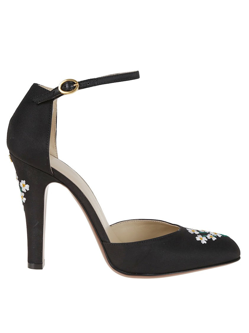 Valentino Garavani Hi Dolly Pumps In Shantung Fabric