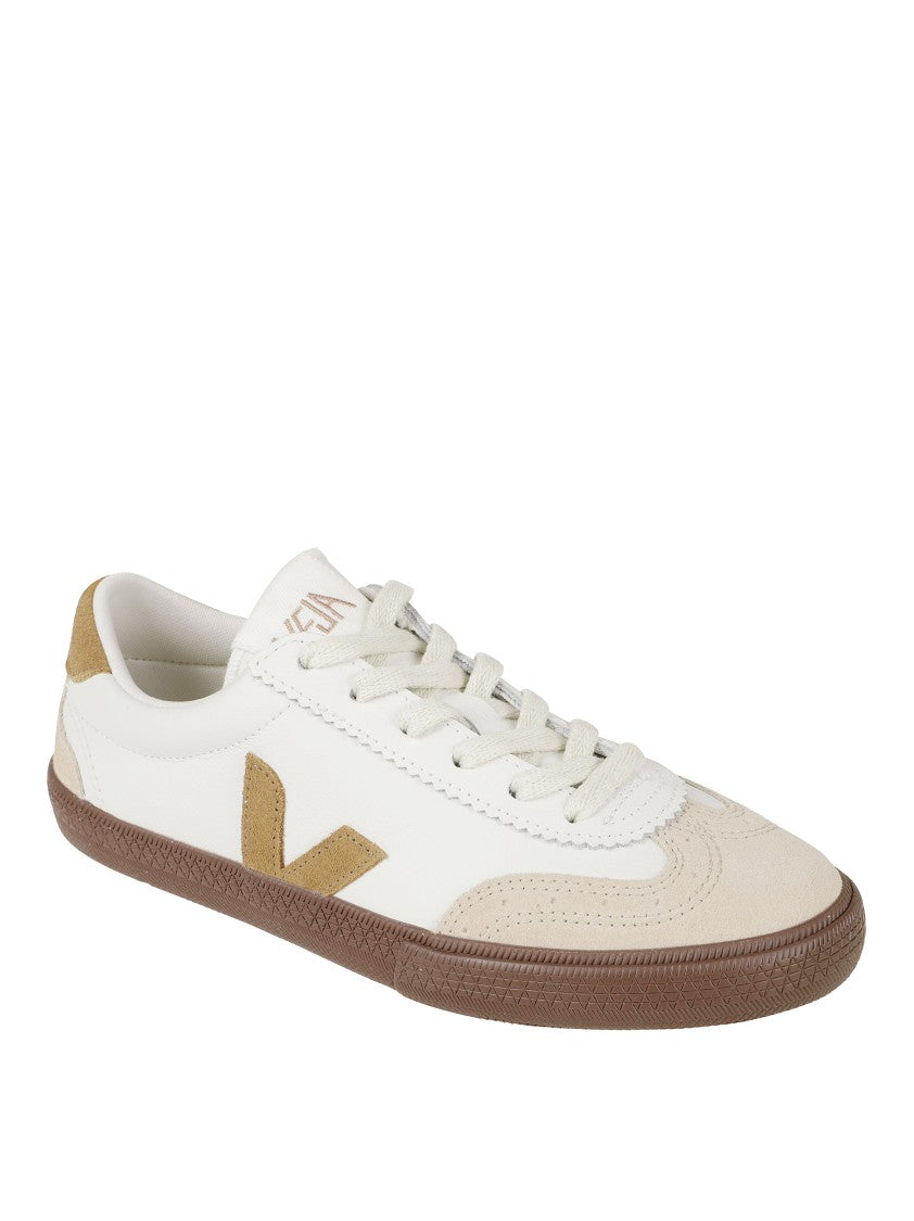 Veja Low-Top Sneakers With Beige Suede Accents