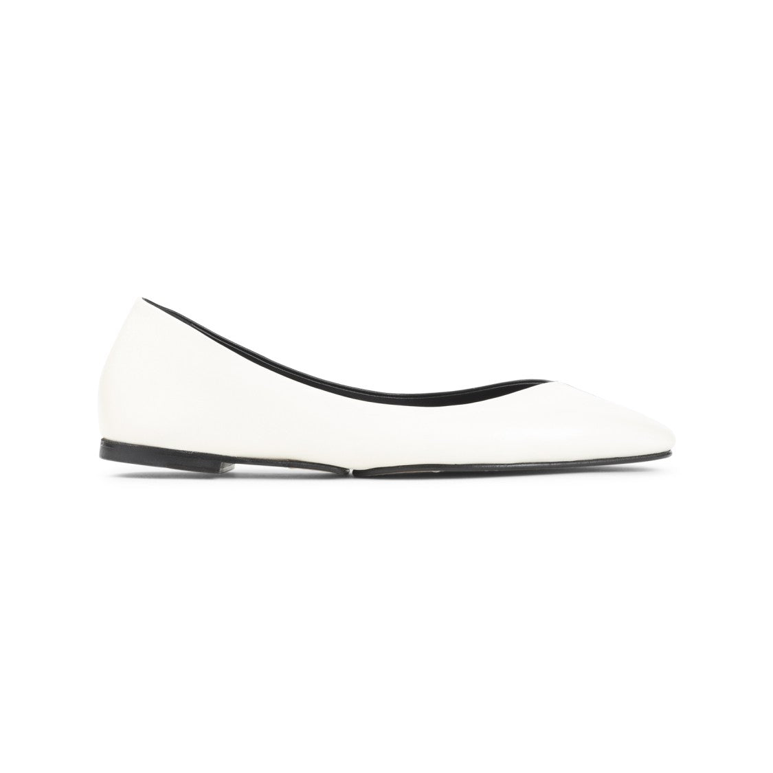 Jacquemus Contrasting Two-Panel Nappa Leather Ballerinas