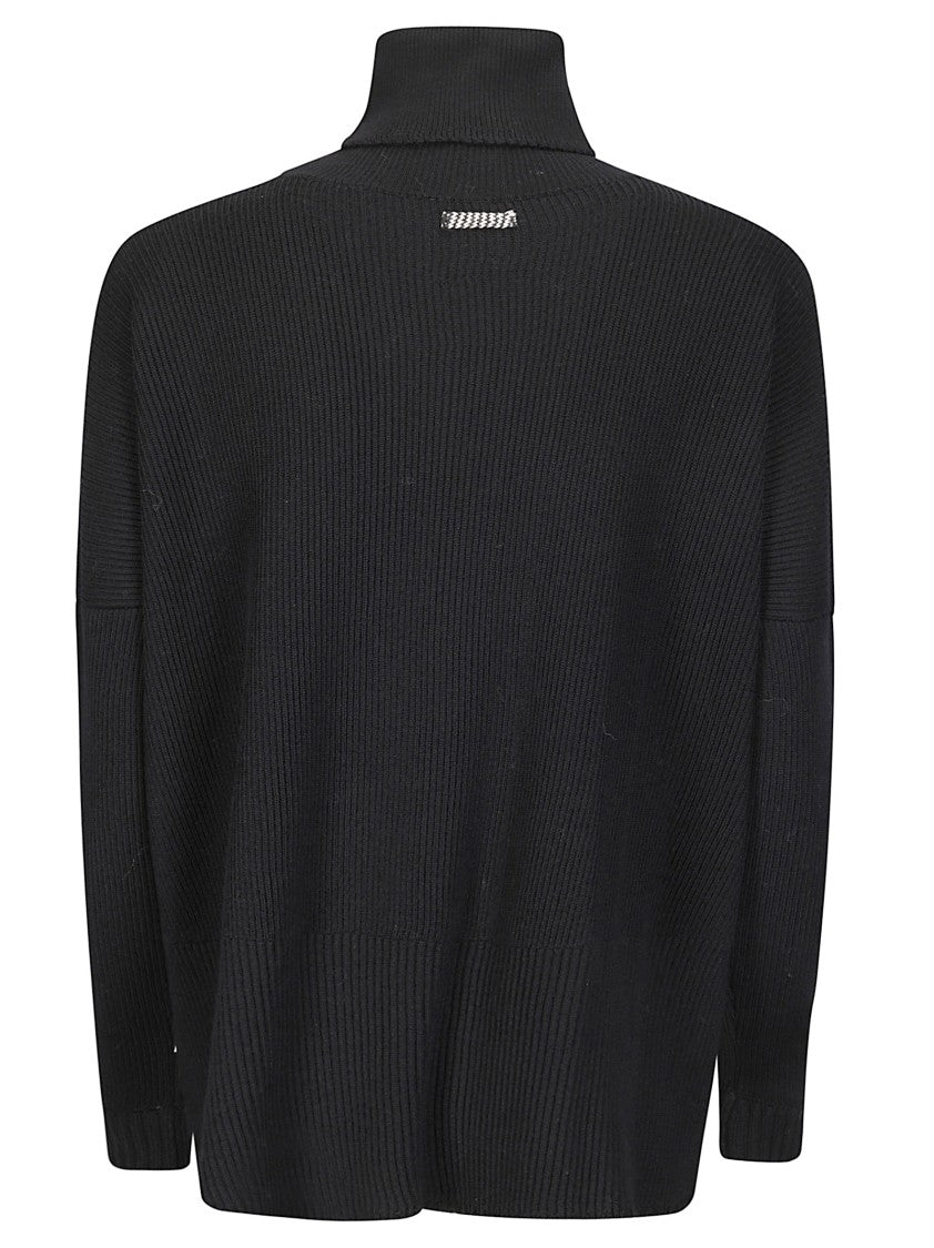 Archiviob High Collar Merino Wool Turtleneck Sweater