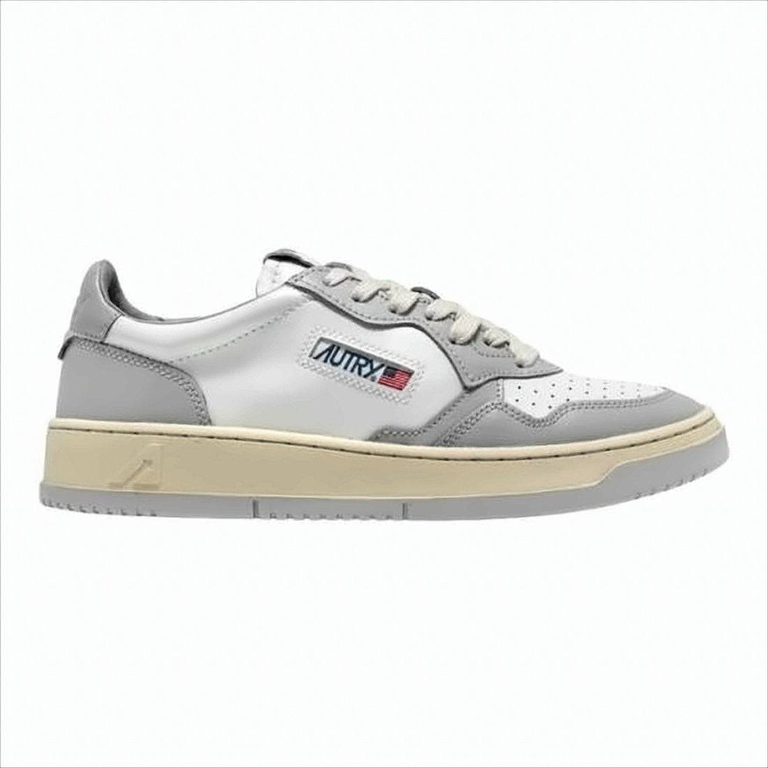 Autry Low-Top Sneakers With Smooth And Perforated Panels