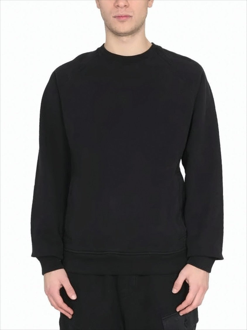 Ten C Relaxed Fit Long-Sleeve Top With Ribbed Cuffs
