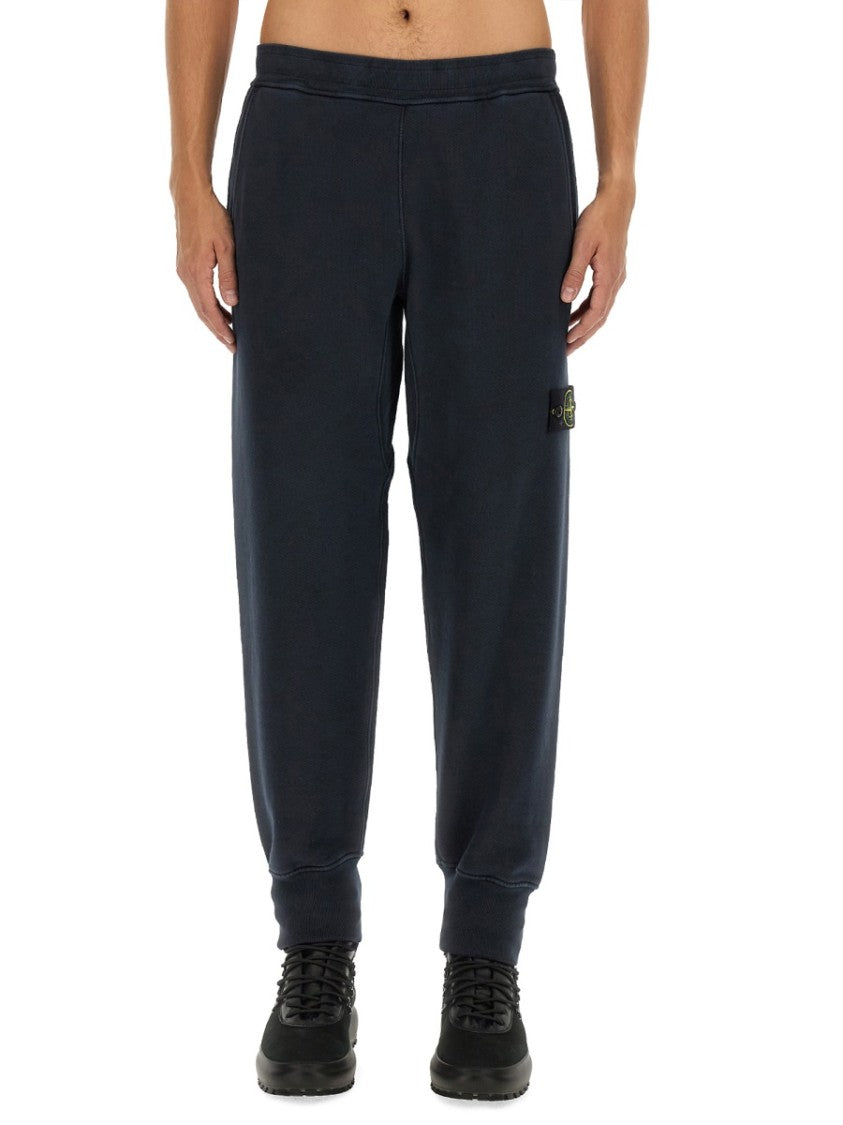 Stone Island Regular Fit Cotton Jogging Pants