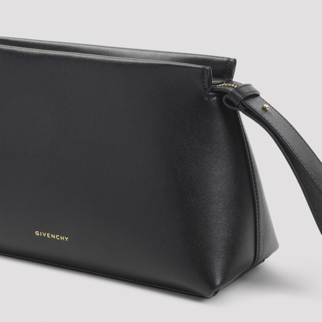 Givenchy Black Calf Leather Belt Pouch