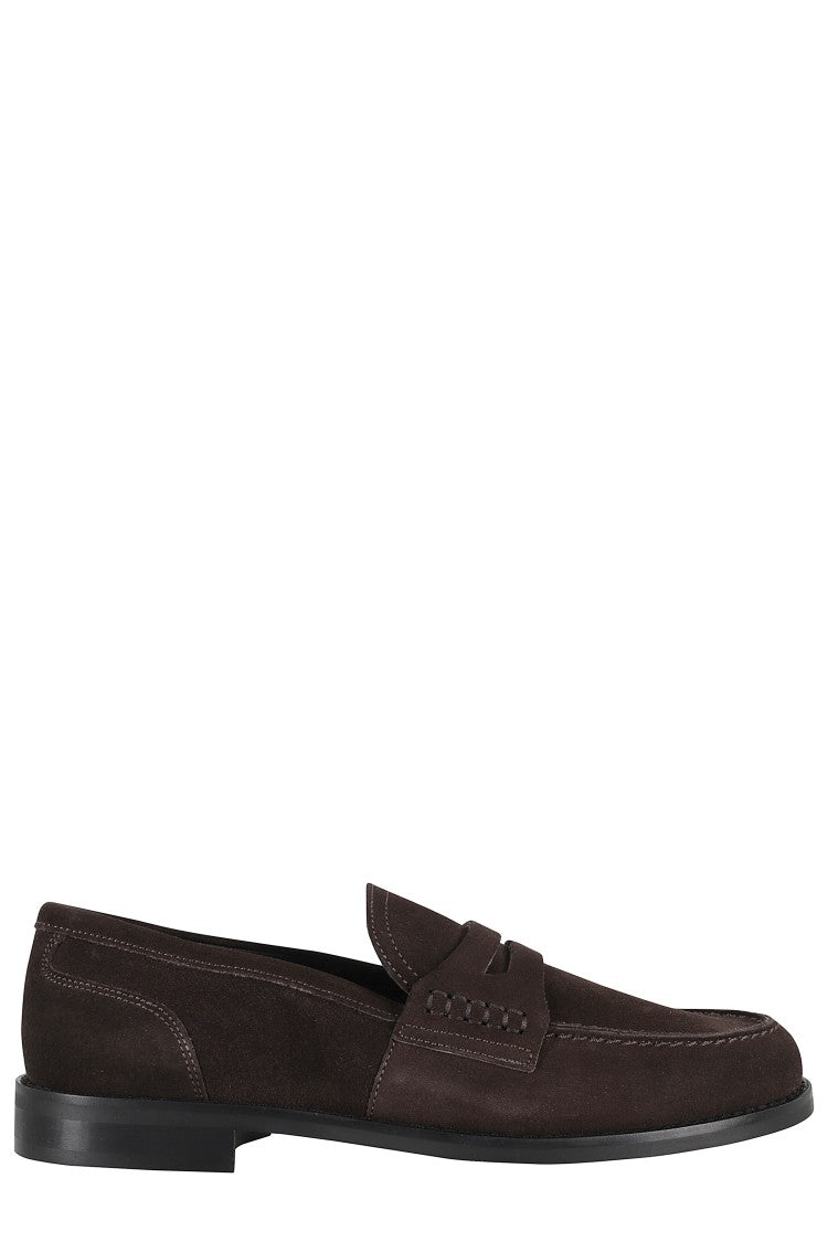 Semi Couture Damienn Suede Loafers With Topstitching
