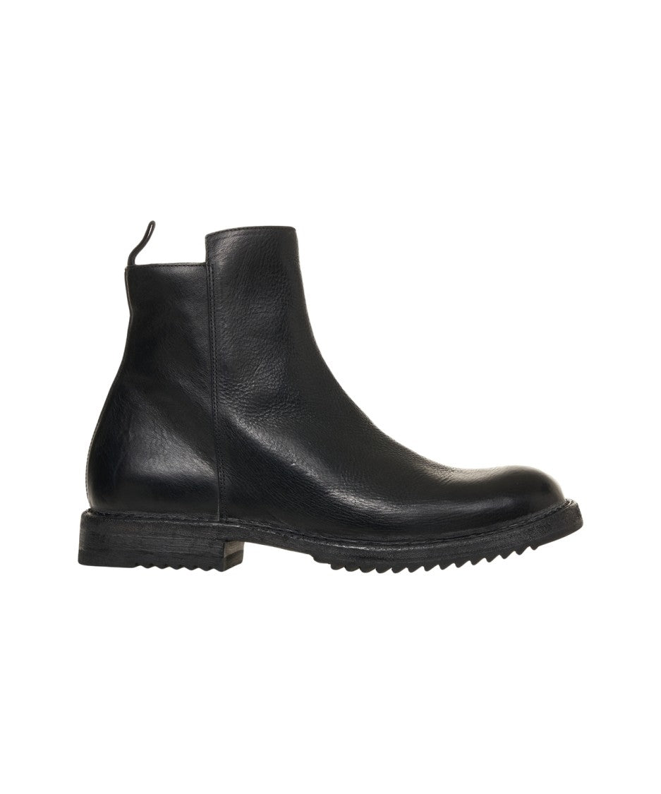 Moma Rick' Leather Ankle Boots