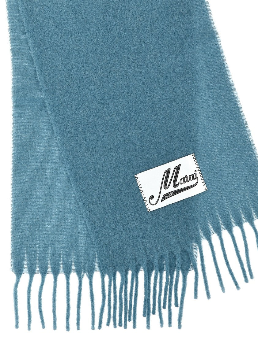 Marni Logo Patch Scarf