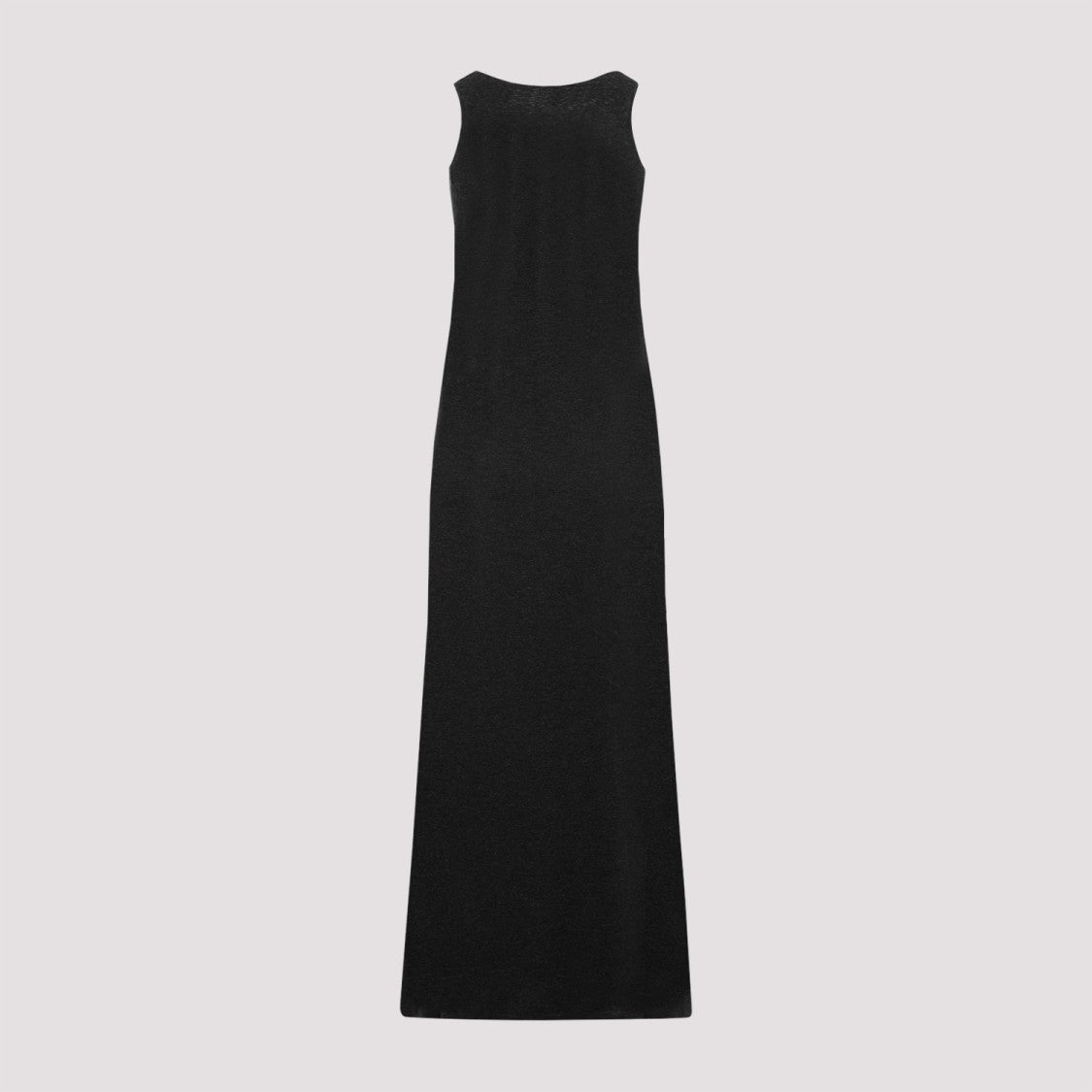The Row Dark Grey Melange Cotton Farissa Dress
