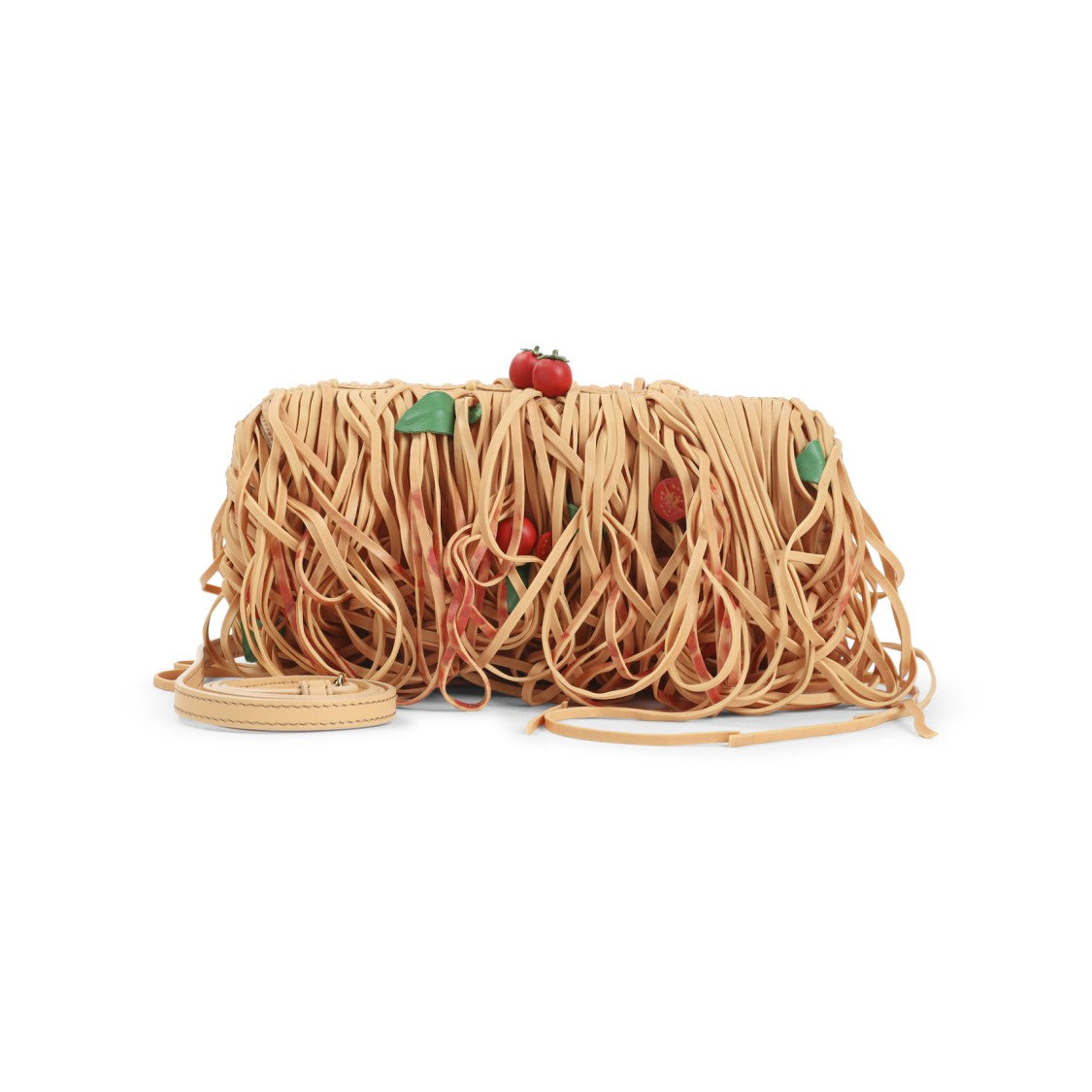 Moschino Spaghetti Multicolor Polyurethane Shoulder Bag