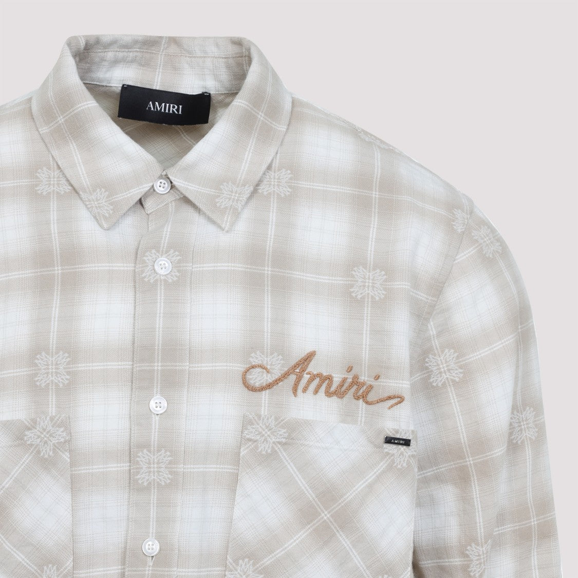 Amiri Relaxed Fit Plaid Shirt