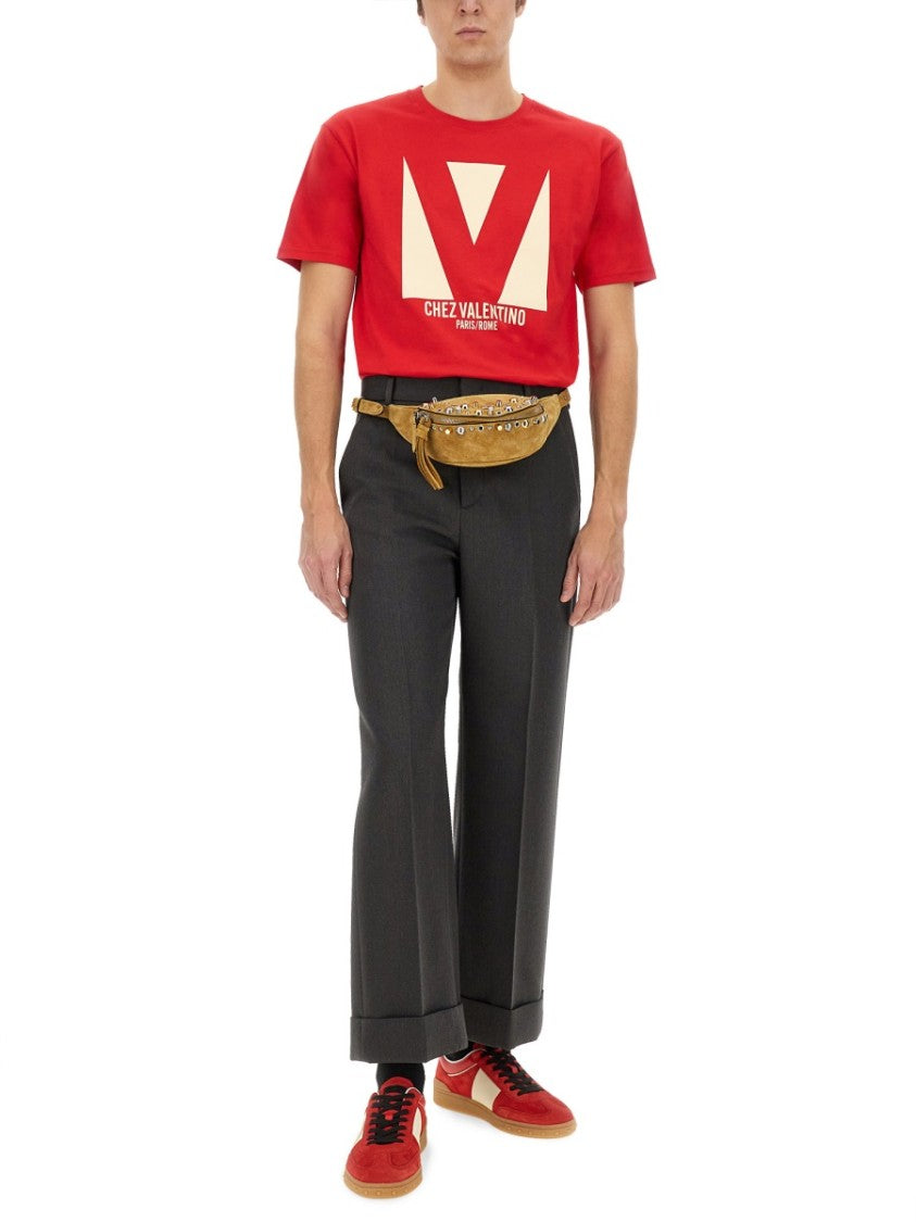 Valentino Cotton T-Shirt With Print