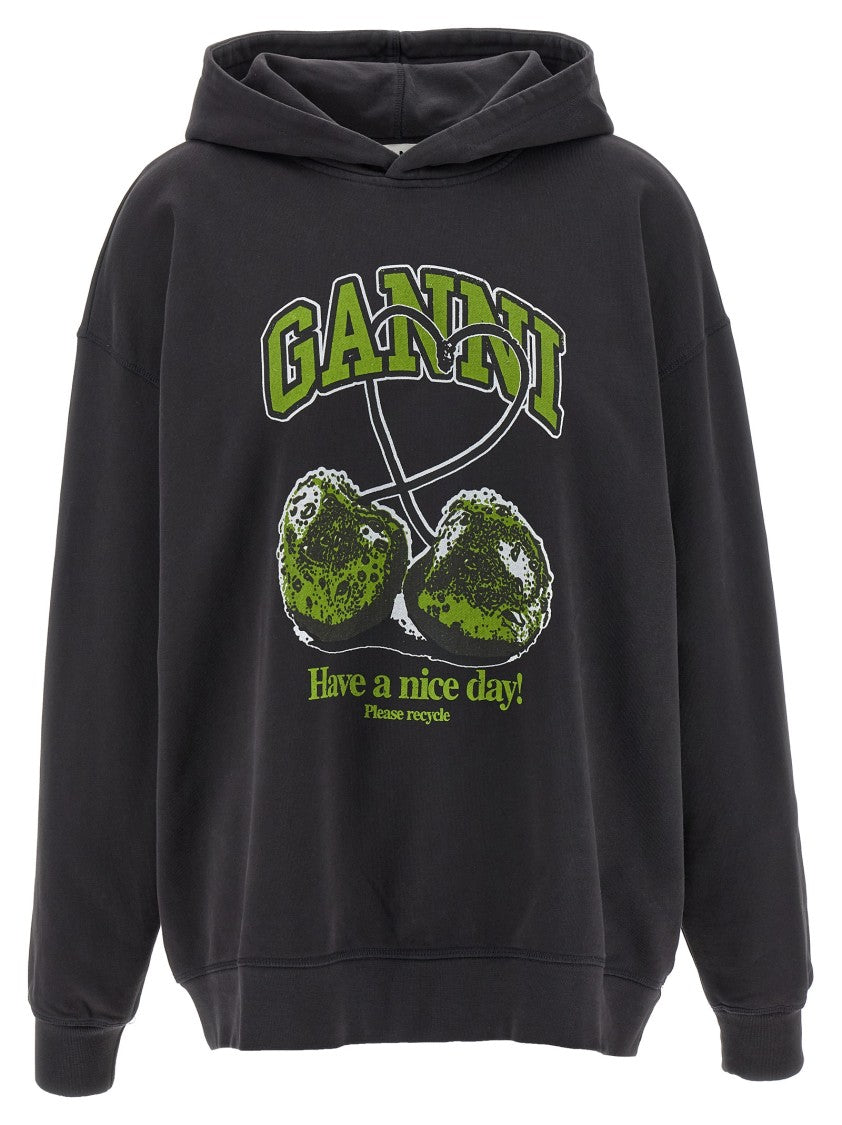 Ganni Basic Jersey Cherry' Hoodie