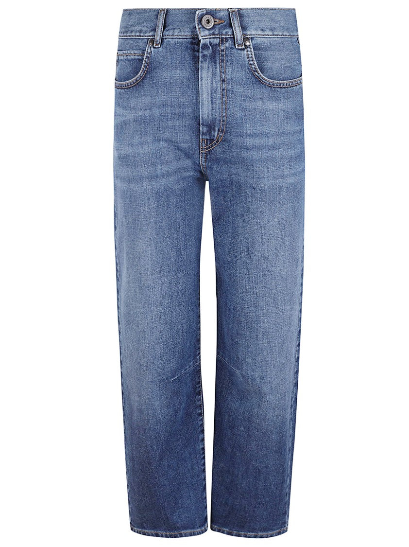 Max Mara Straight-Leg Denim Jeans With Mid-Rise Waist