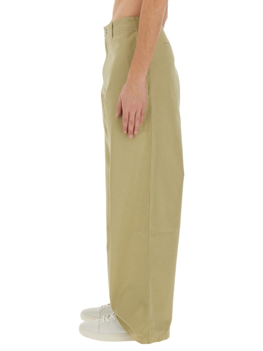 Burberry High-Waisted Straight Leg Pants