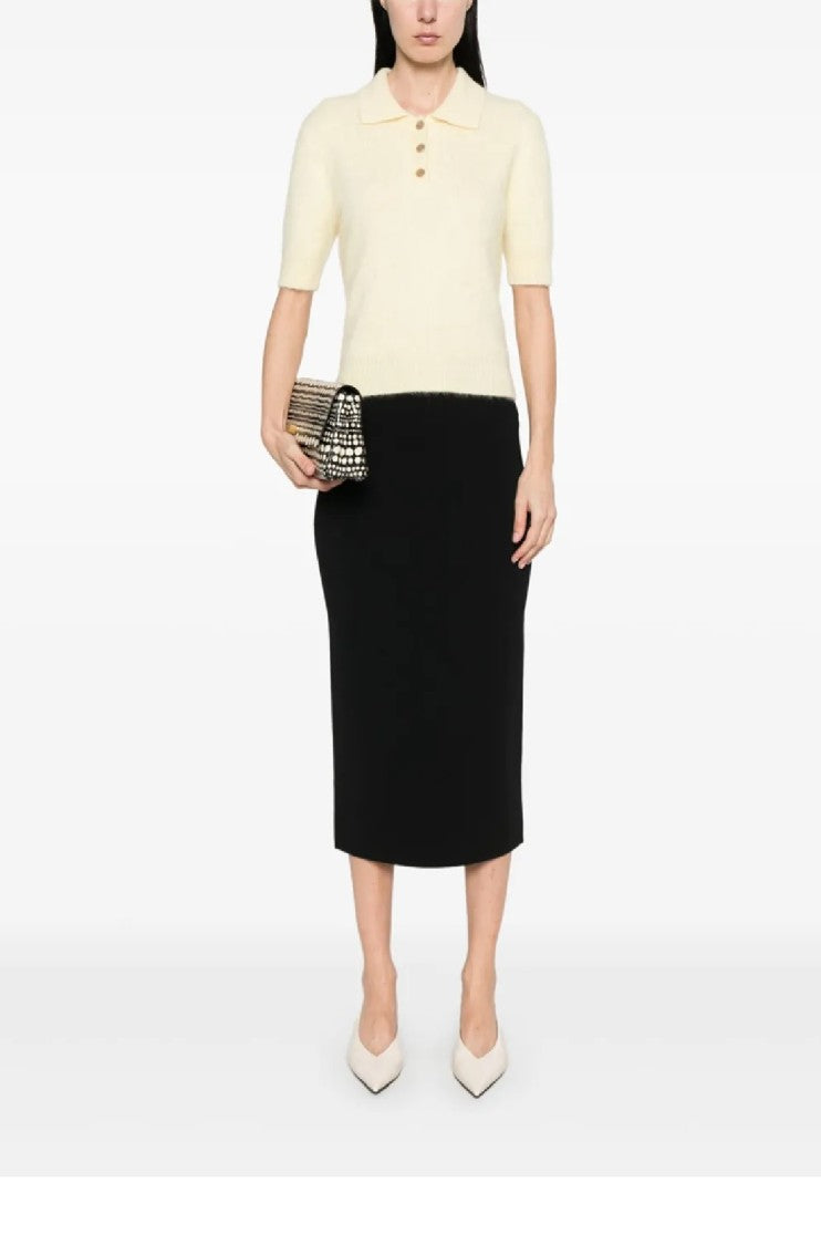 Max Mara Mid-Calf Fitted Skirt With Streamlined Silhouette