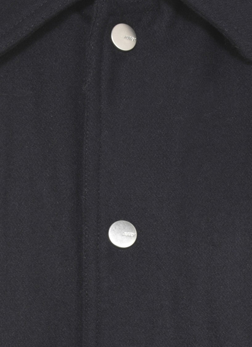 Autry Wool Blend Jacket With Classic Collar