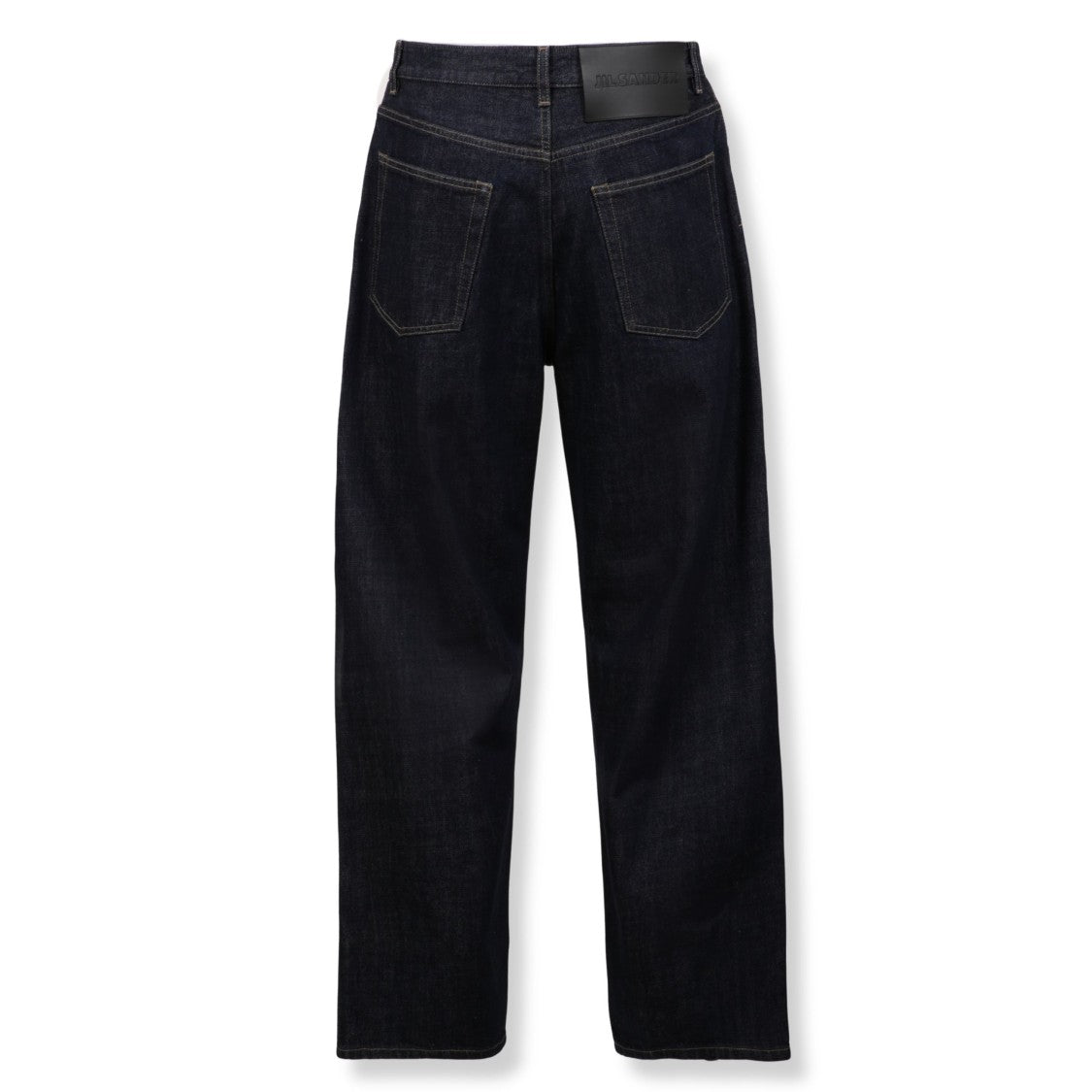 Jil Sander Straight-Leg Jeans With Logo Patch