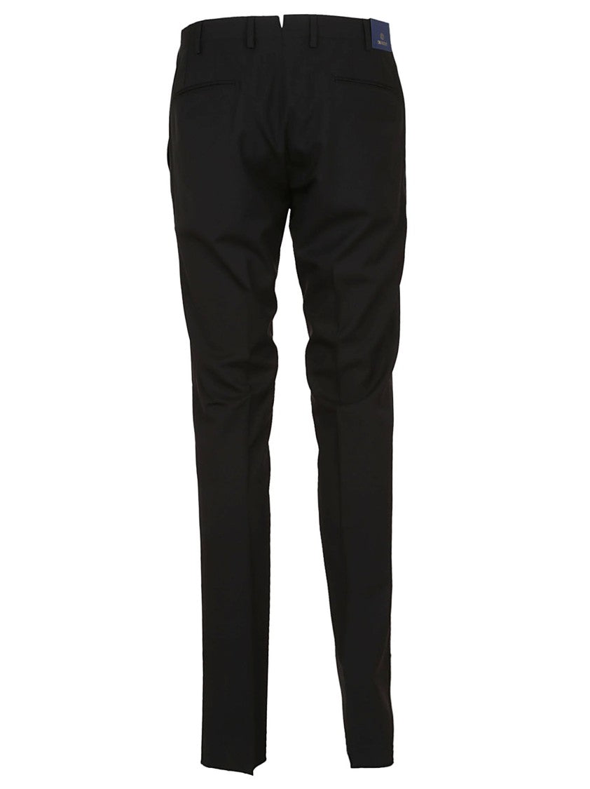 Biagio Santaniello Tailored Navy Wool Bermudas