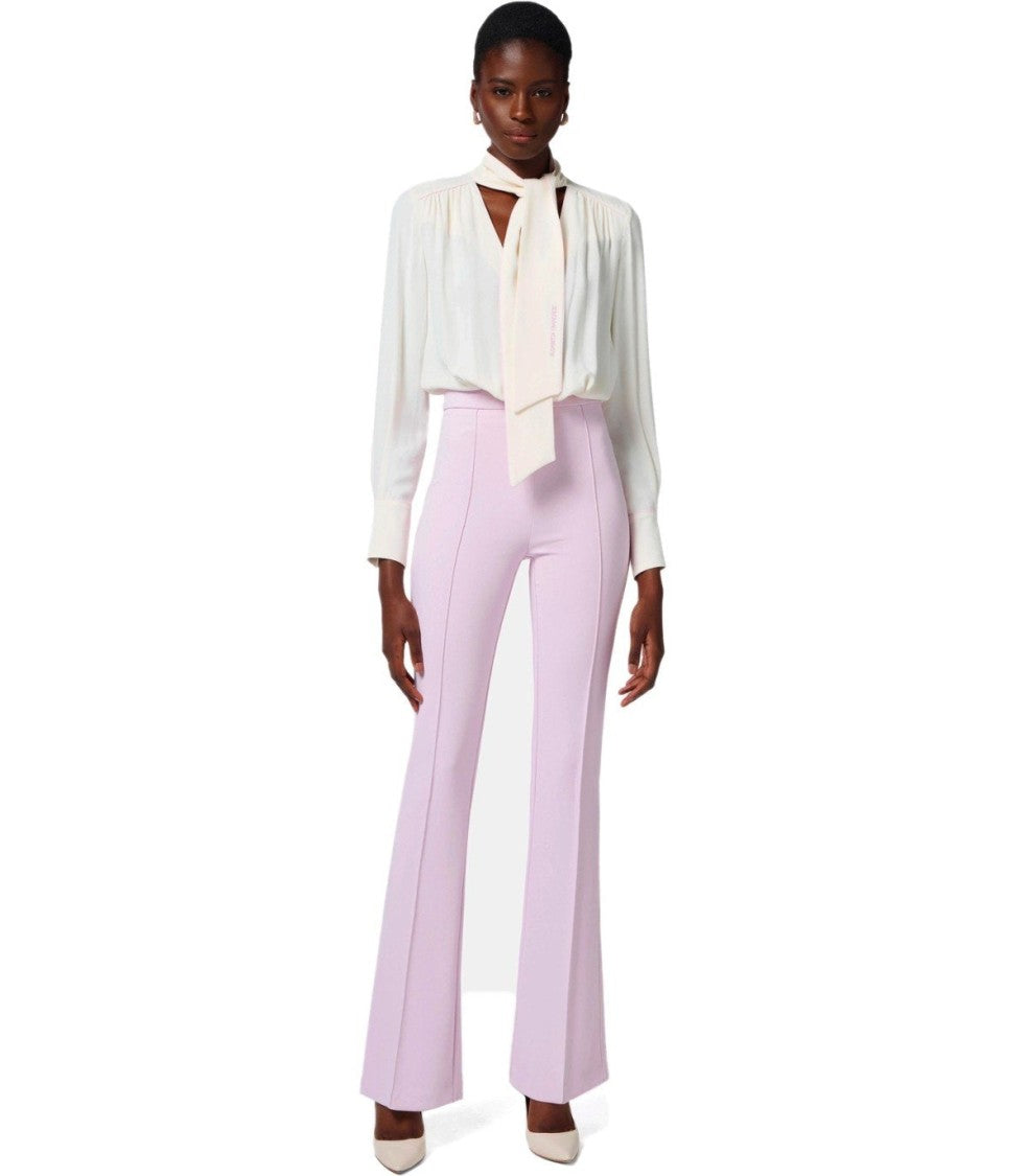 Elisabetta Franchi Burro Quarzo Georgette Jumpsuit