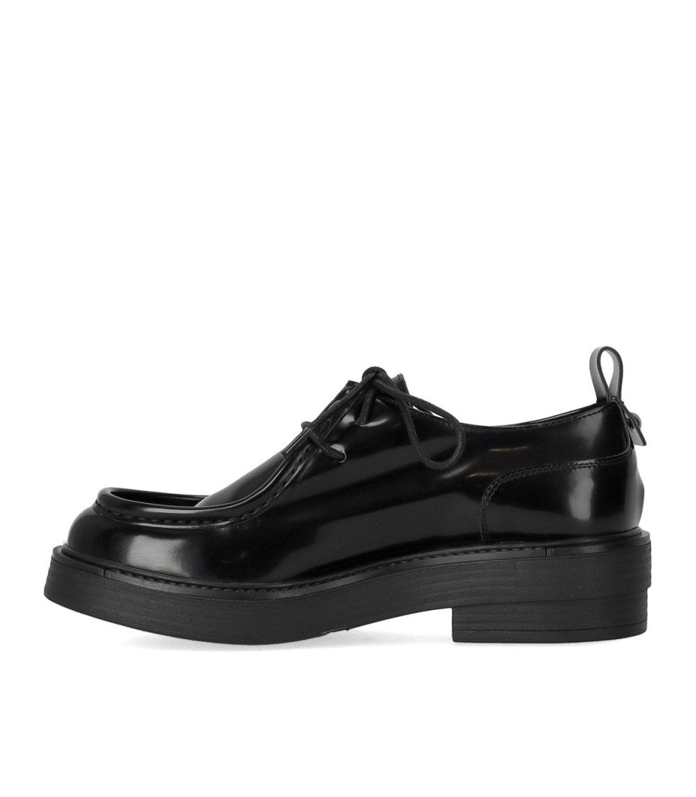 Strategia Black Lace-Up Shoe