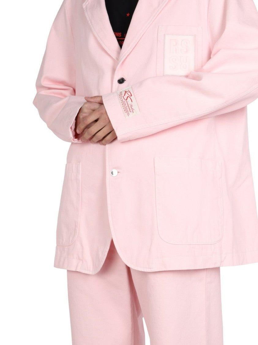 Raf Simons Relaxed Oversized Jacket With Notched Lapels