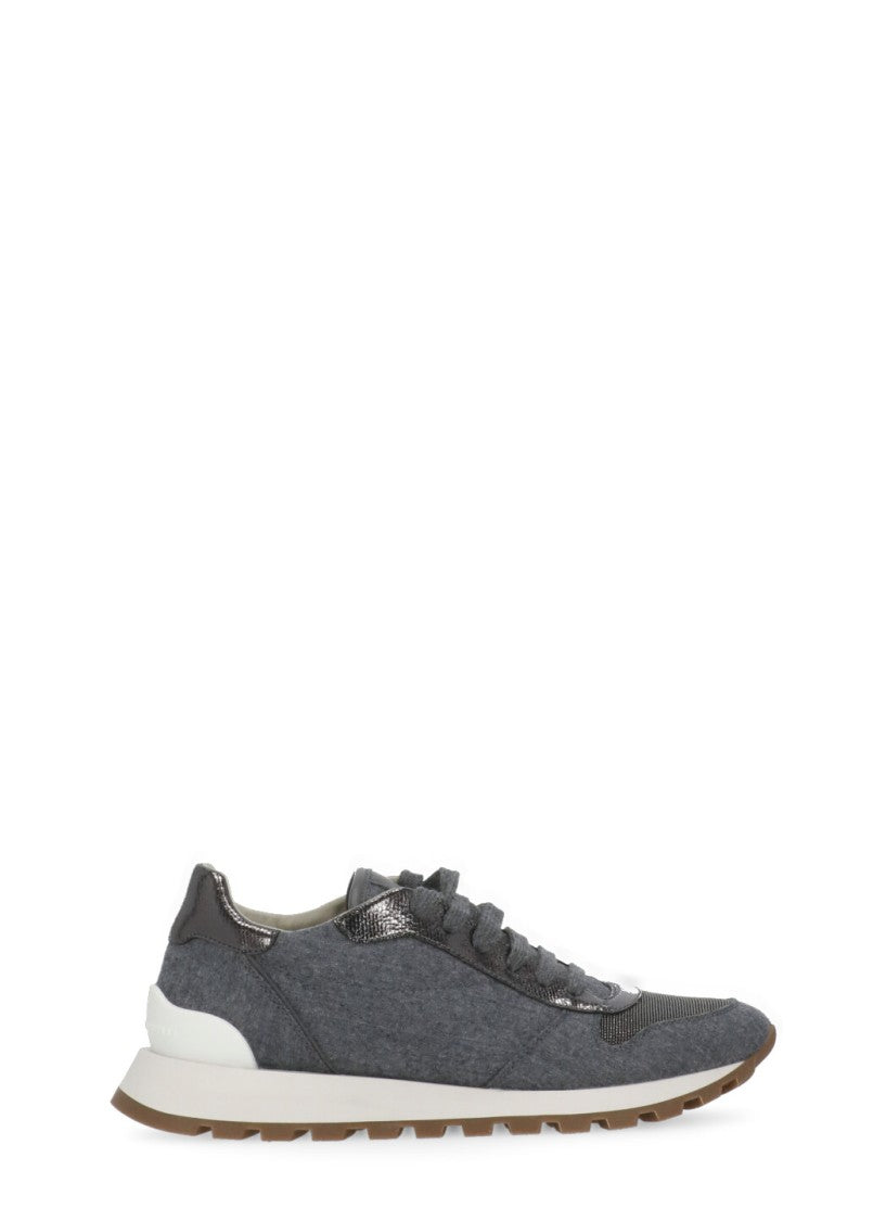 Brunello Cucinelli Precious Toe Sneakers