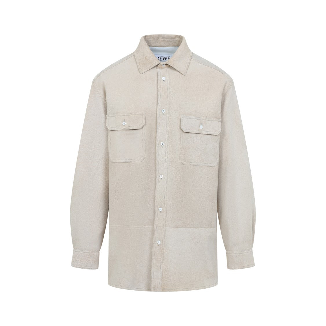 Loewe Beige Lamb Leather Shirt