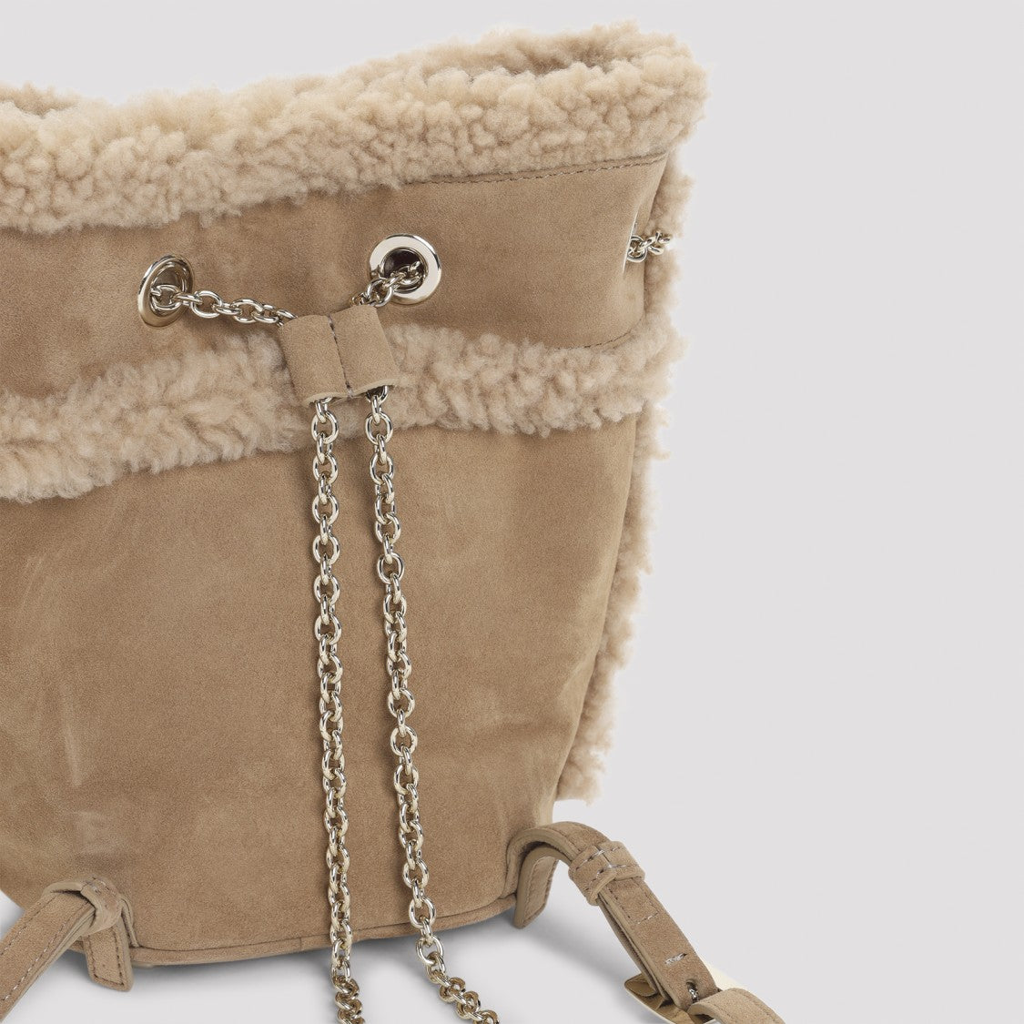 Roger Vivier Tres Vivier Brown Mutton Backpack