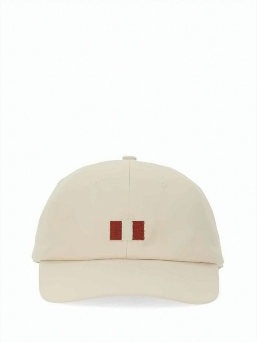 Bally Cotton Baseball Cap With Embroidered Detailing